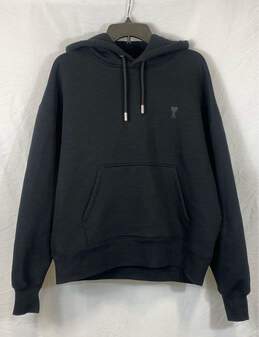 AMI Black Pullover Hoodie - Size Medium