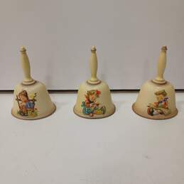 Set of Assorted Vintage Goebel 1980, 1982 & 1983 Annual Bells