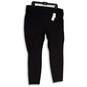 NWT Womens Black Silver Elastic Waist Signature Fit Jegging Pants Size 20 image number 1