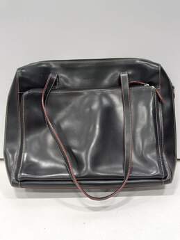 Lodis Black Leather Tote Bag
