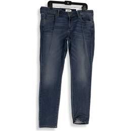NWT Sonoma Womens Blue Denim Supersoft Stretch Skinny Leg Jeans Size 16