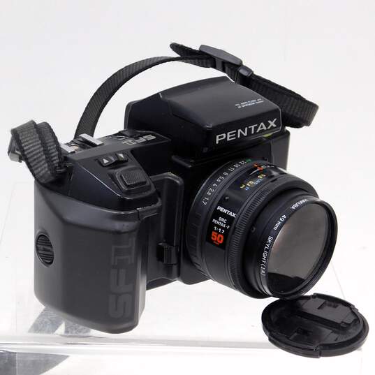 Pentax SF1 SLR 35mm Film Camera W/ 50mm & Sigma 70-300mm DL Macro Super Lenses image number 2