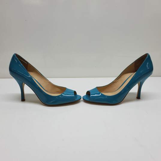 ENZO ANGIOLINI MAYLIE Turquoise Pumps Heels image number 3