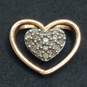 SB 14K Melee Diamond Heart Pendant 0.8g image number 1