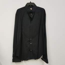 Vintage Yves Saint Laurent Menswear Dress Shirt YELLOW Size 15 1/2