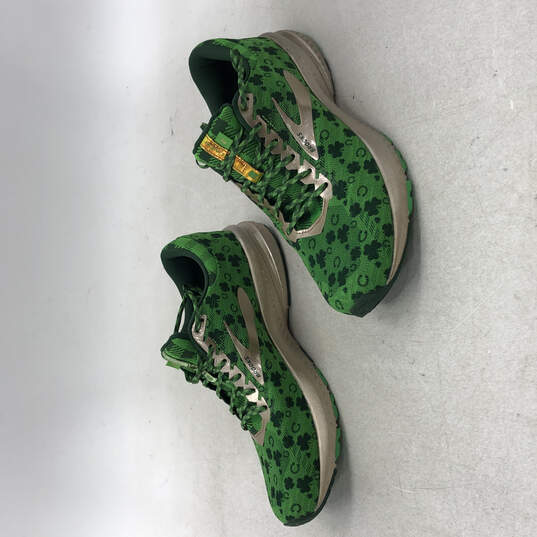 Buy the Mens Lunch 6 Shamrock Run Lucky Green Low Top Lace Up Running Shoes  Sz  | GoodwillFinds