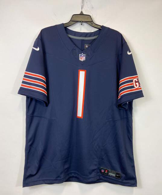 Nike NFL Chicago Bears Justin Fields #1 Blue Football Jersey - Size X Large image number 1