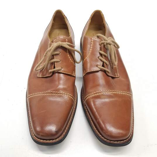 Sandro Moscoloni Brown Leather Oxford Dress Shoes Men's Size 11.5 D image number 5