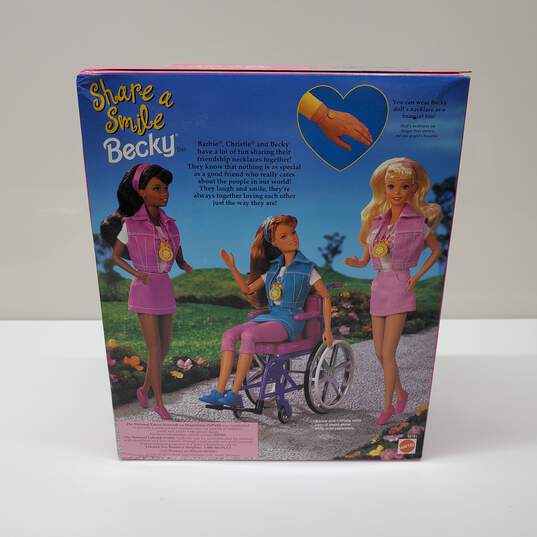 Mattel Barbie Becky Share A Smile Wheelchair Mattel 15761-IOB image number 4
