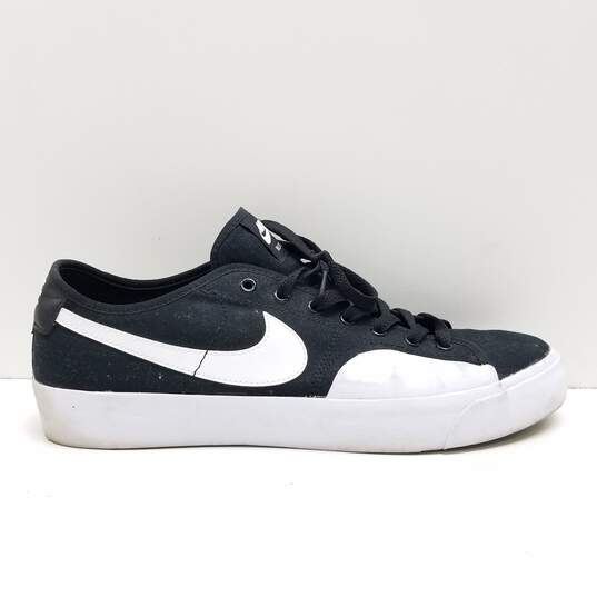 Nike Men's SB Court Blazer Black Canvas Sneakers Size 10 image number 2