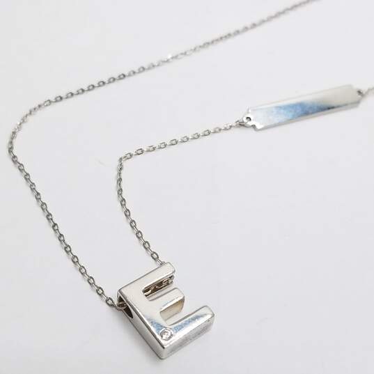 Sterling Silver CZ Necklace/Earring/Bracelet Bundle 3pcs. 13.2g image number 5