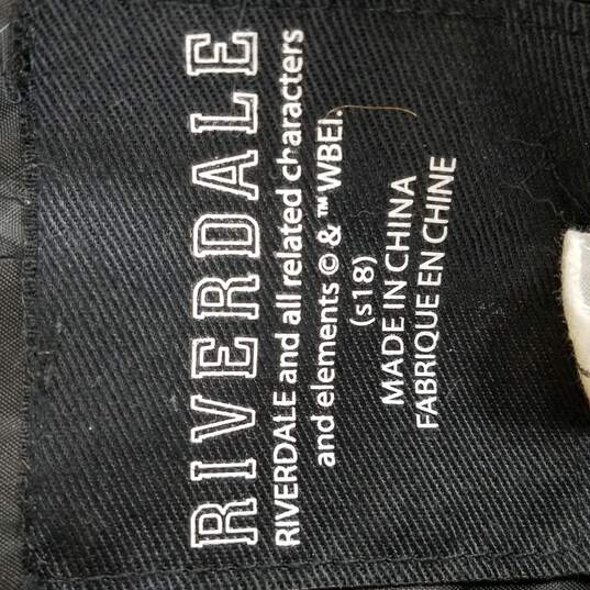 Riverdale South Side Serpent Youth Black Leather Jacket M(18) image number 3