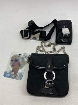 Paris Hilton Fragrance Black Belt Bag NWT