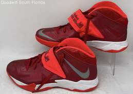 Nike Mens Lebron James Zoom Soldier VII 599263-600 Red Sneaker Shoes Size 13