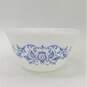 Pair of Vintage Federal Glass Bucks County Blue Mixing Bowls image number 2
