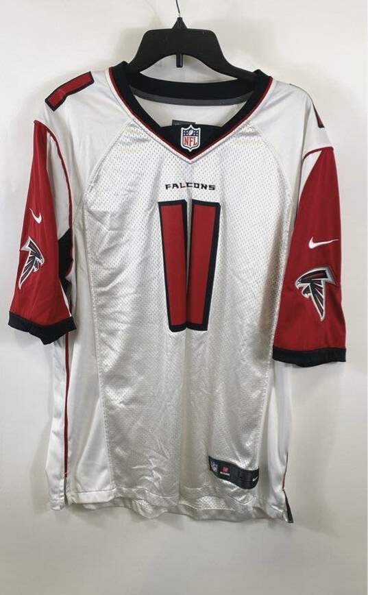 Nike NFL Falcons Jones #11 White Jersey - Size Large image number 1