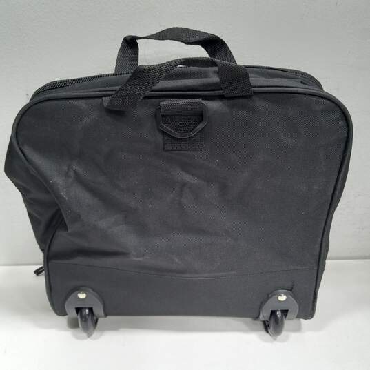 Protege Black Canvas Luggage w/Wheels image number 2