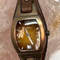 Designer Fossil JR-9760 Gold-Tone Dial Adjustable Strap Analog Wristwatch image number 1