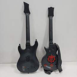 Pair of Guitar Hero Controllers For Sony PlayStation 2 alternative image