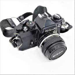 Nikon FE 35mm SLR Film Camera w/ Nikkor 50mm Lens & Manual alternative image