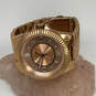 Designer Juicy Couture Gold-Tone Round Dial Rhinestone Analog Wristwatch image number 1