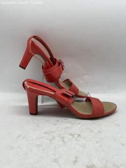 Womens Anne Klein Strap Heels AK7Duxbury Red Orange Size US 9 alternative image