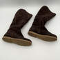 Womens Kings Cross Brown Suede Round Toe Pull-On Knee High Snow Boots Sz  8 image number 1