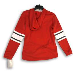 Reebok Womens Red Chicago Blackhawks Hockey NHL Pullover Hoodie Size M alternative image