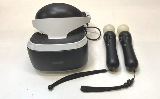 Sony PlayStation VR Headset W/ 2 Move Motion Controller image number 1
