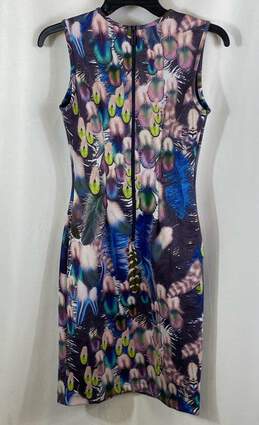 Cynthia Rowley Womens Multicolor Abstract Sleeveless Bodycon Dress Size 4 alternative image