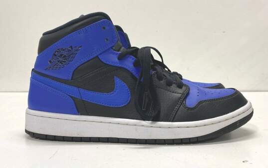 Air Jordan 1 Mid Hyper Royal Blue Sneaker Casual Shoes Men's SZ 9 image number 1