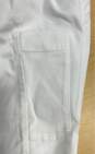 Lardini Mens White Flat Front Pockets Straight Leg Cargo Pants Size 48 image number 3