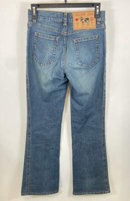 Moschino Blue Bootcut Jeans - Size 27 alternative image