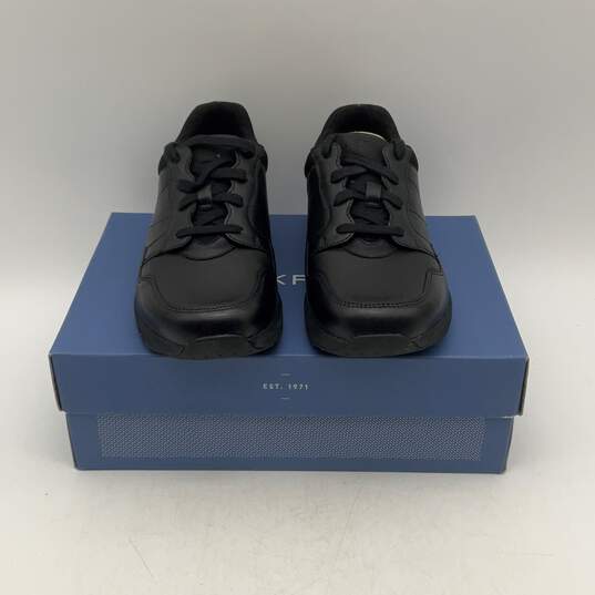 NIB Rockport Womens Black Round Toe Low Top Lace-Up Sneaker Shoes Size 8 image number 3