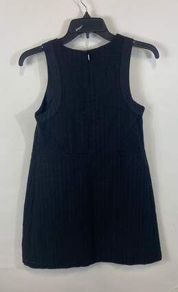 Armani Exchange Womens Black Sleeveless Round Neck Back Zip A-Line Dress Size 0 alternative image