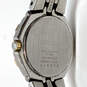 Designer Seiko Silver And Gold Tone Stainless Steel Round Analog Wristwatch image number 5