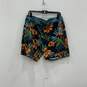 NWT Roark Mens Multicolor Floral Drawstring Pull-On Swim Trunks Size 32 image number 1