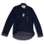 NWT Tommy Hilfiger Womens Navy Blue Long Sleeve Pullover Hoodie Size Large image number 1