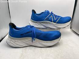 New Balance Fresh Foam Men Blue White Sneakers Size 14 No Inside Sole alternative image