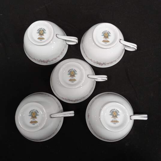 Bundle of 5 Noritake Rosepoint Teacups image number 4