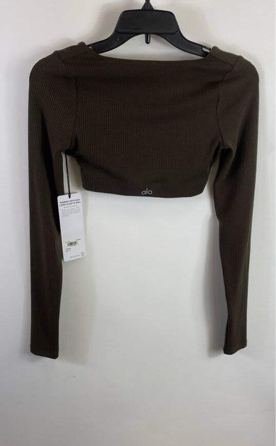 Alo Brown Long Sleeve - Size X Small image number 2