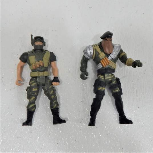 Chap Mei Action Figures Lot Of 7 Military Toys 3.75” Army Green Beret Soldiers image number 4