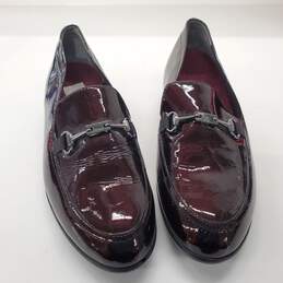 Munro Women's Harrison II Dark Purple Patent Leather Penny Loafers Size 8 alternative image
