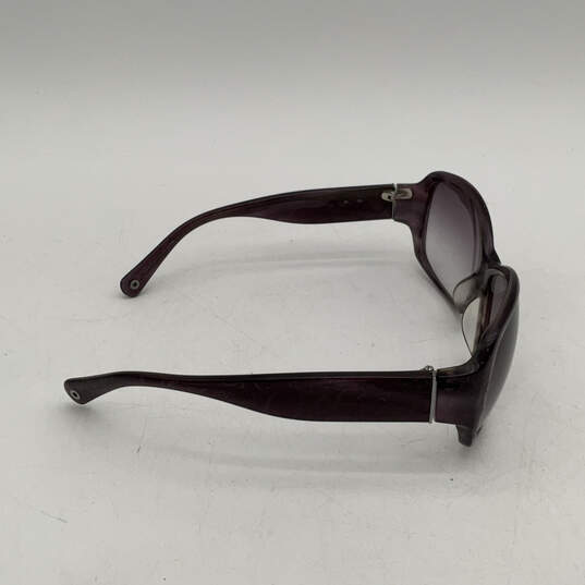 Womens Taryn S801 Plum Horn Full-Rim Frame Casual Wrap Sunglasses image number 3