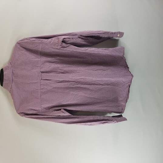 Praktisch rekenmachine Centimeter Buy the Chaps Mens Purple Plaid Dress Shirt M | GoodwillFinds