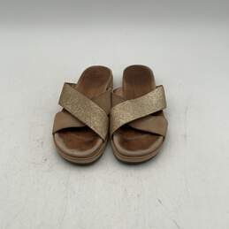 Ugg Womens Slide Sandals Kari 1098692 Glitter Slip On Gold Size 5.5 alternative image