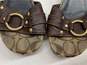 Women's Coach Size 7m Brown Janessa Wedges image number 2