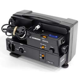 Chinon 2500GL Dual Super 8 Regular 8mm Cine Projector IOB w/ Manual alternative image
