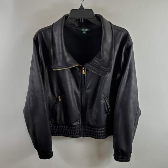 Buy the Ralph Lauren Women Black Jacket L