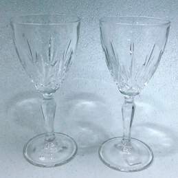 Vintage Crystal Wine Glass Goblet Bundle